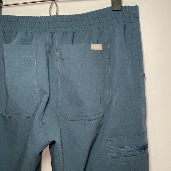 FIGS Women's size Small Blue Dark Harbor Yola Straight Leg Scrub Pants Uniform - Picture 8 of 11